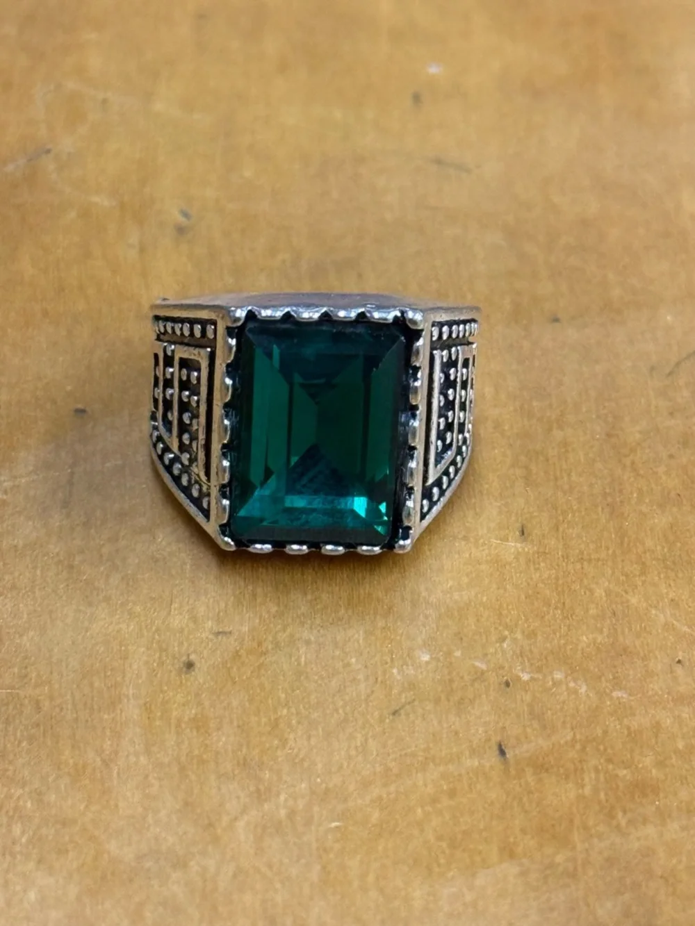 Cosmetic Emerald Ring